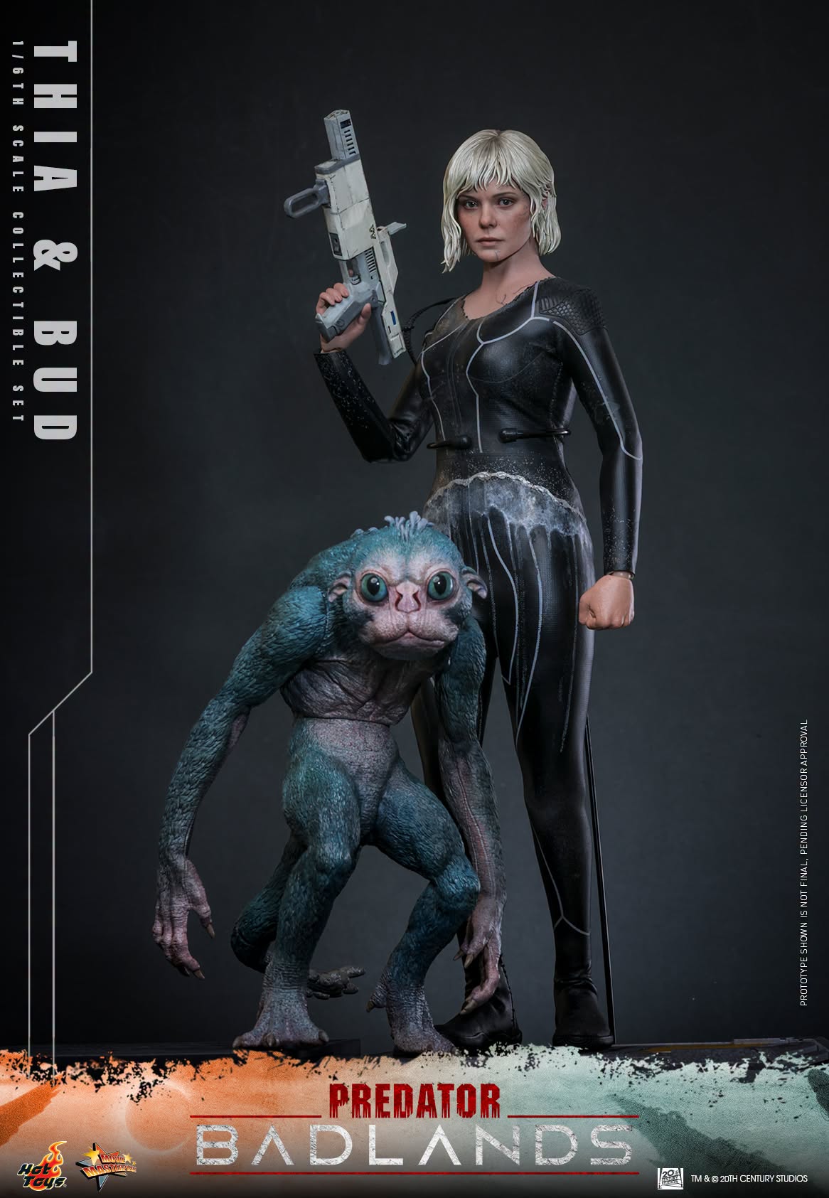 Pre-Order Hot Toys Predator Badlands Thia & Bud Sixth Scale Figure Set MMS900